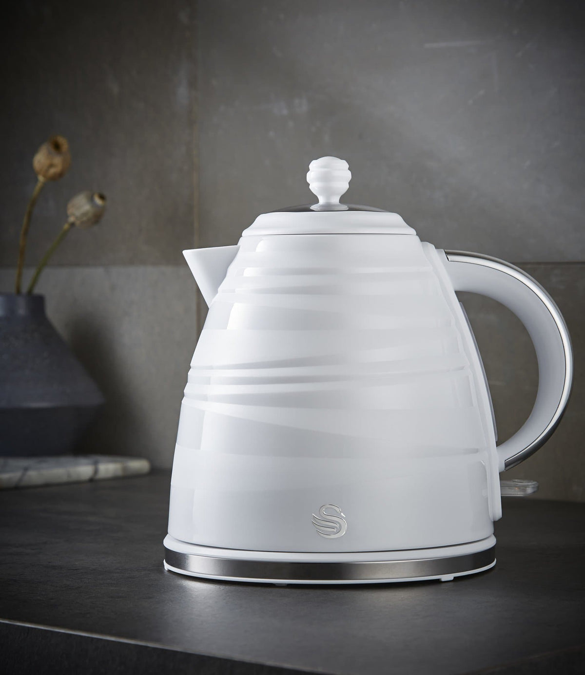 Swan symphony grey kettle and deals toaster