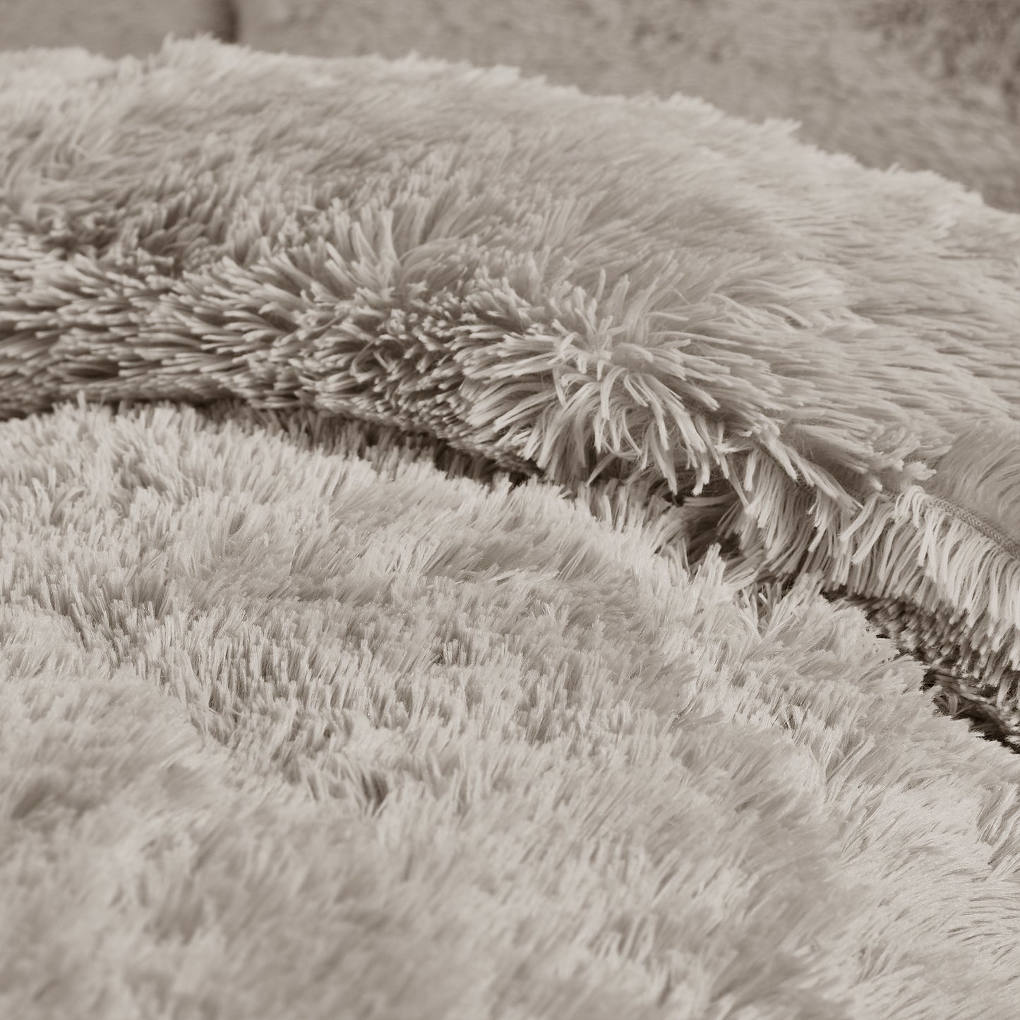 Catherine Lansfield Cuddly Deep Pile Faux Fur - Natural