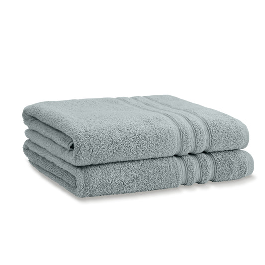 Catherine Lansfield Zero Twist Bath Sheet Pair - Sage