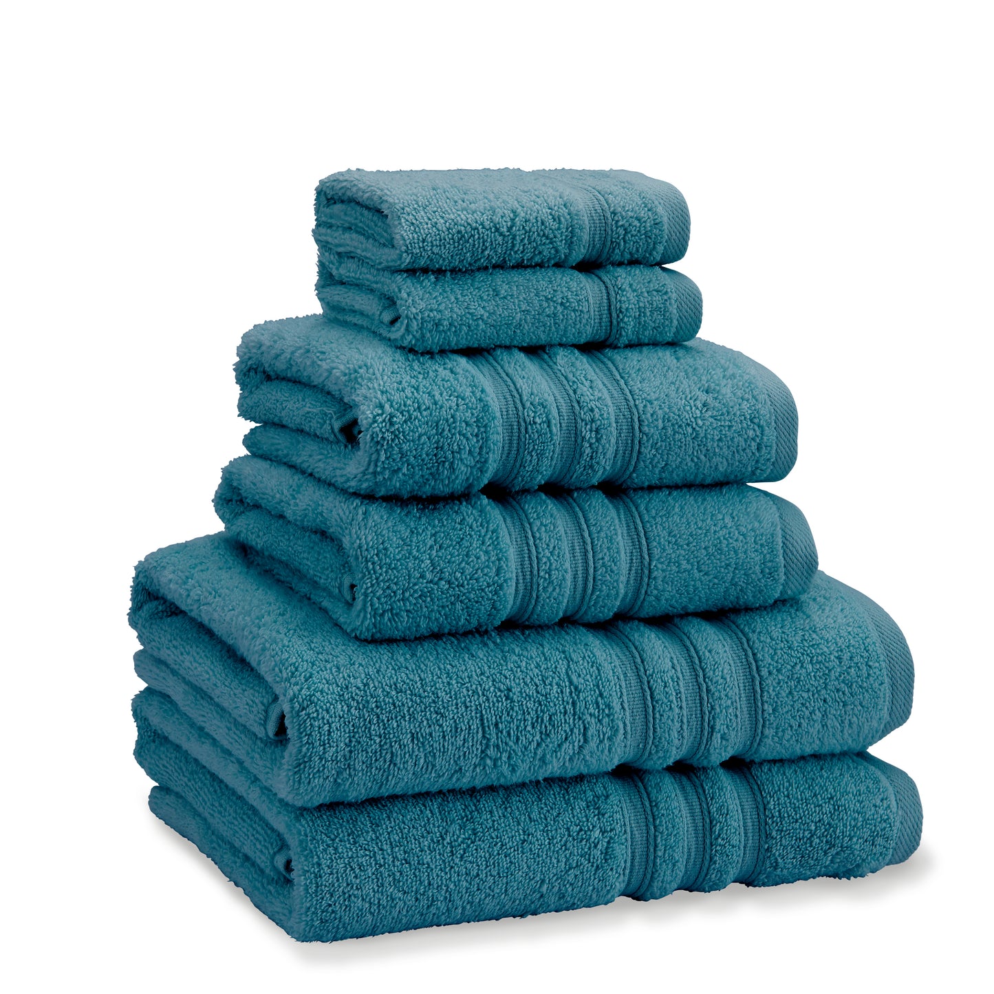 Catherine Lansfield Zero Twist 6 Piece Towel Bale - Teal