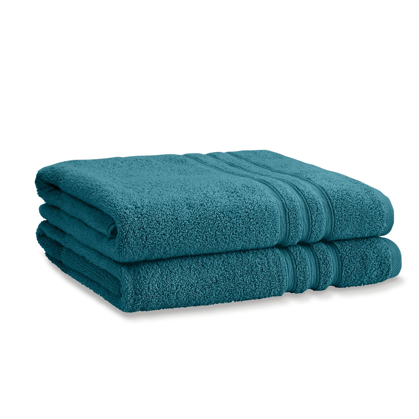 Catherine Lansfield Zero Twist Bath Sheet Pair - Teal