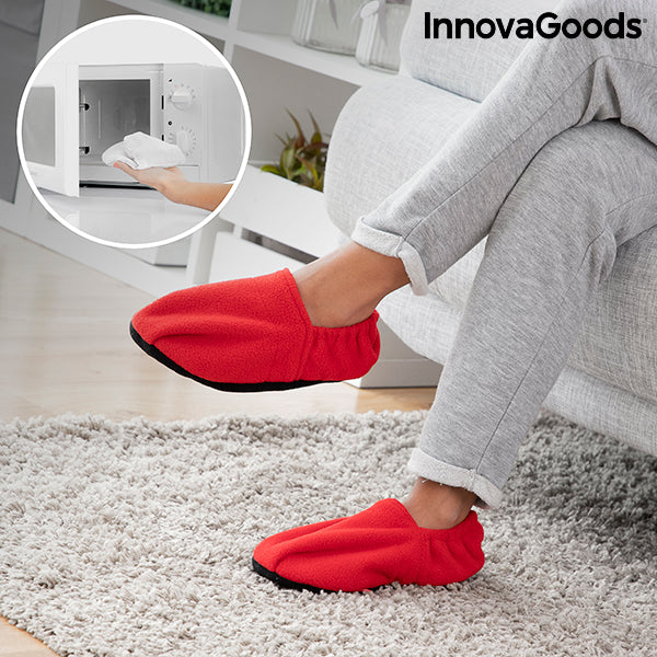 Microwavable Heated Slippers - One Size