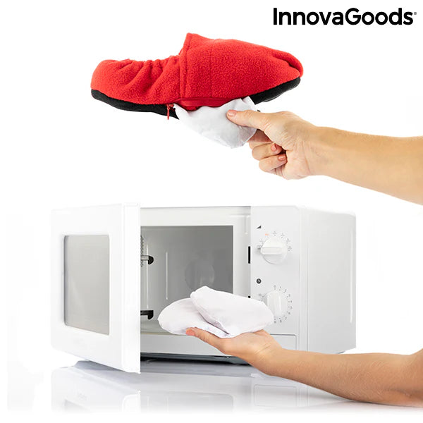 Microwavable Heated Slippers - One Size