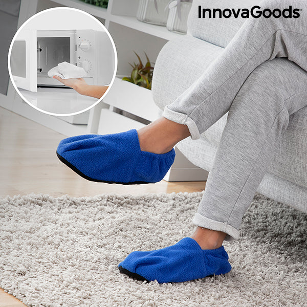 Microwavable Heated Slippers - One Size