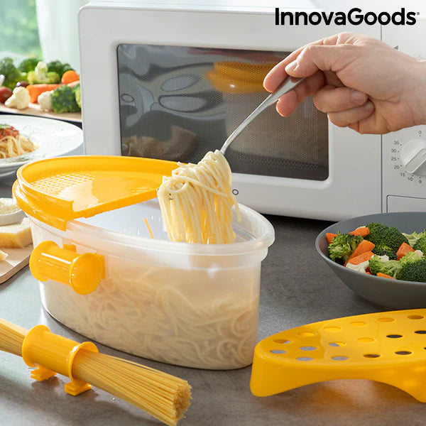 4-in-1 Microwave Pasta Cooker with Accessories