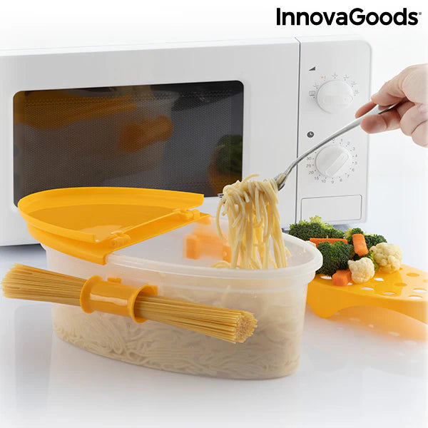 4-in-1 Microwave Pasta Cooker with Accessories