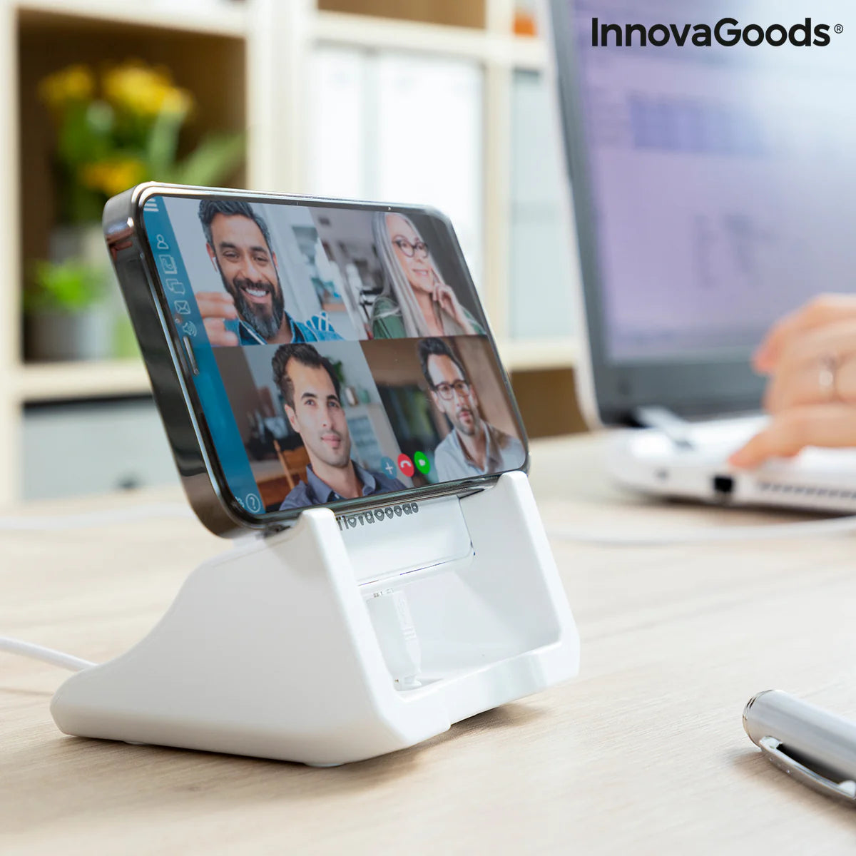 Multi-position Wireless Charger with Support Base