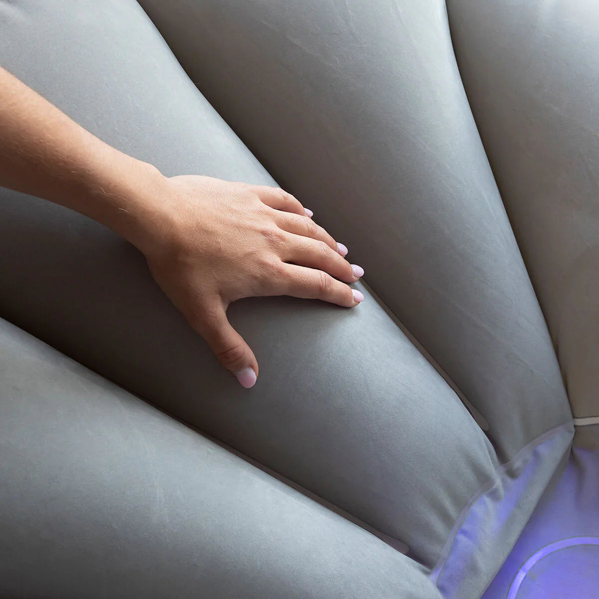 Inflatable Armchair with Multicoloured LED and Remote Control