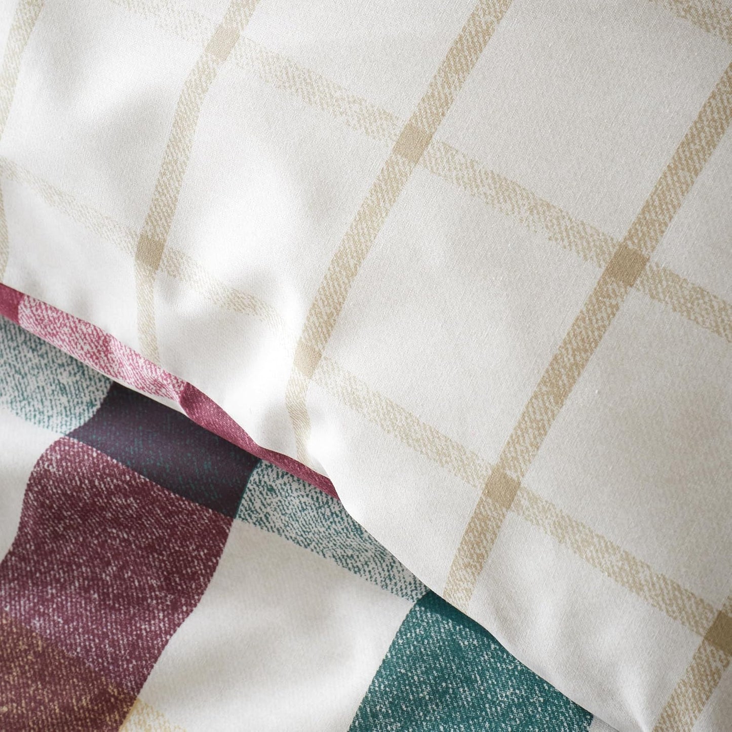 Catherine Lansfield Autumn Check Duvet Set