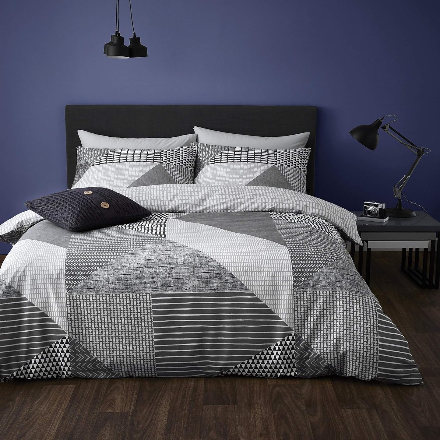 Catherine Larsson Geo Duvet Set - Grey