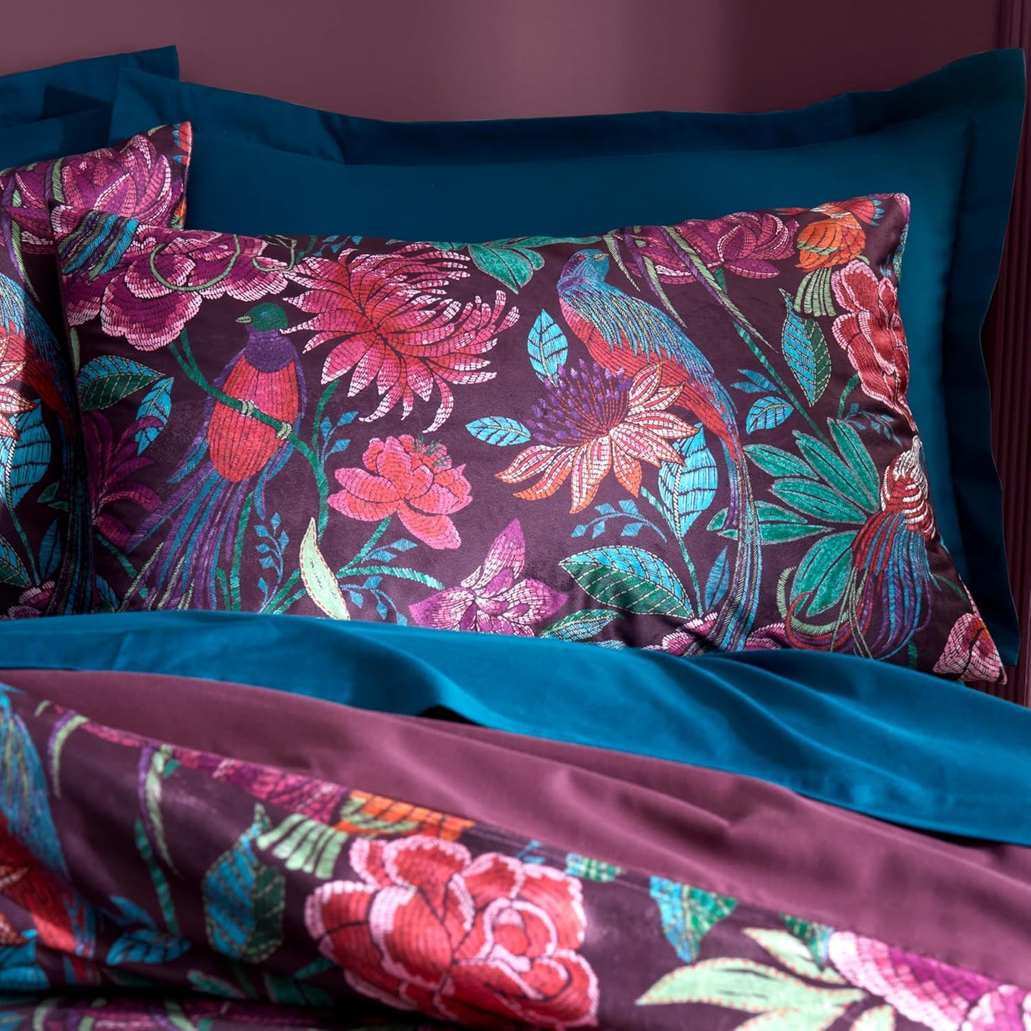 Bridgerton By Catherine Lansfield Kate Floral Duvet Set