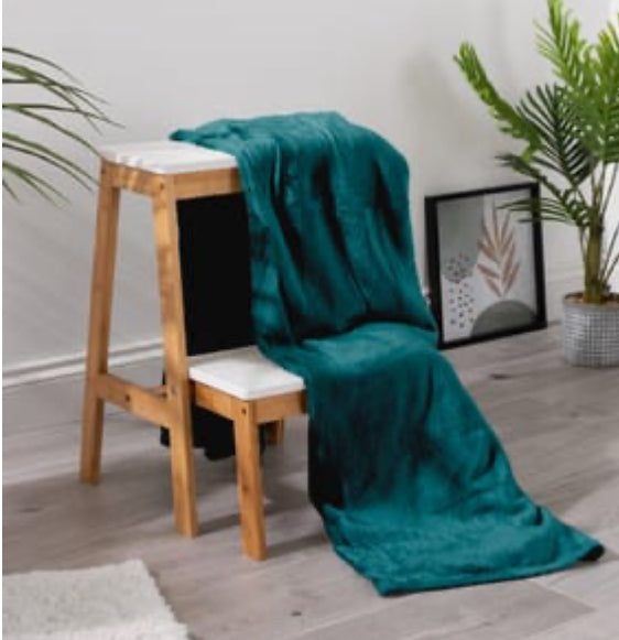 Ultra Super Soft Throw - Teal