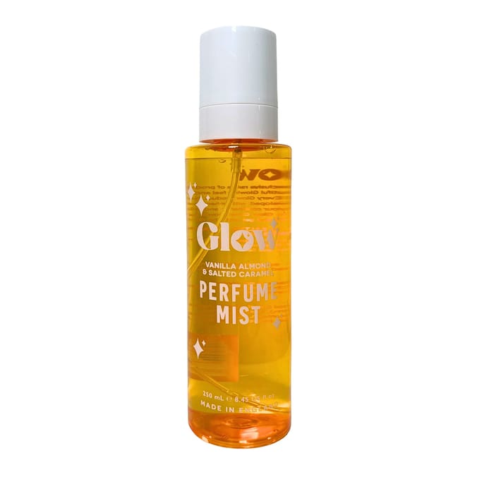 Glow Perfume Mist 250ml - Vanilla Almond & Salted Caramel