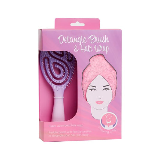 Detangle Brush & Hair Wrap