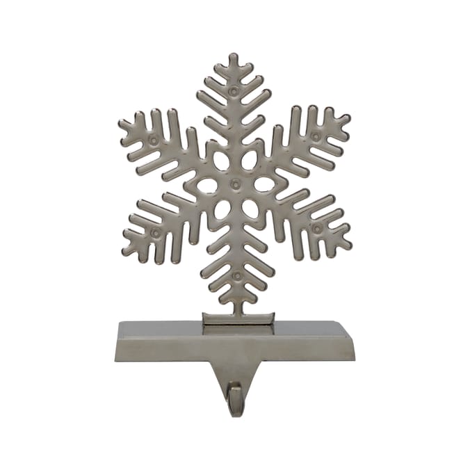 Stocking Holder - Snowflake - Silver