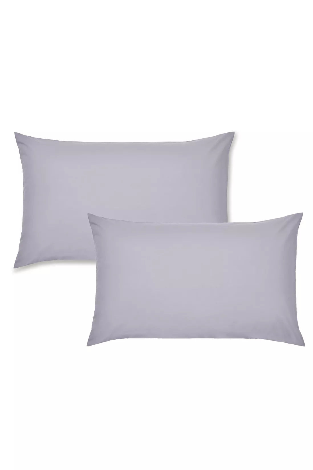 Catherine Lansfield Easy Iron Percale Pillow Case Pair - Lilac