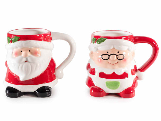 Ceramic Mr & Mrs Claus